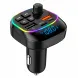 Transmetteur FM de Voiture Bluetooth 3.4A Type C USB 40W