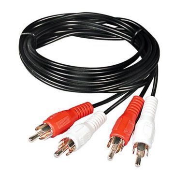 Câble  RCA 2*2 2mètres CONNECTPLUS