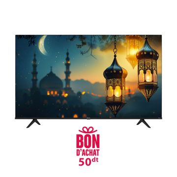 Tv HISENSE 50'' Smart A6K UHD 4K + Bon D'achat 50Dt