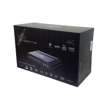  Récepteur Box Android SAMSAT OTT 77 / 4K + 2 ans SAM IPTV + 2 ans Appolo IPTV + 2 ans Sharing