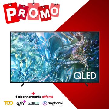 Tv QLED 65'' SAMSUNG QA65Q60DAU 2024 + 4 Abonnements 