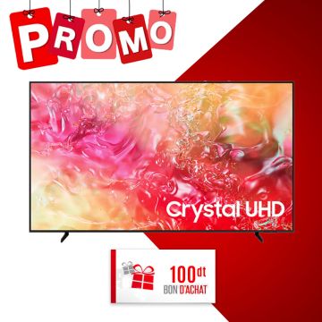 Tv SAMSUNG 65'' Smart DU7000 Crystal Ultra HD 4K 2024 + Bon d'achat 100Dt  