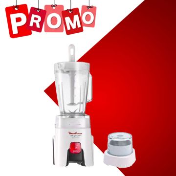 Blender Avec Moulin LM241B25 500W Blanc MOULINEX 