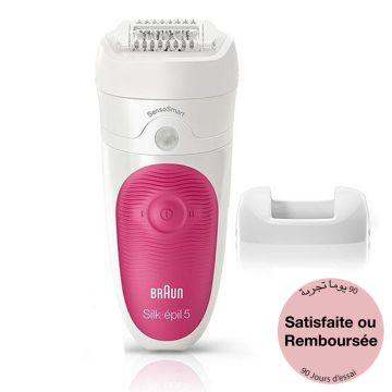 Epilateur SES5/500 Silk Epil 5 Blanc et Rose BRAUN