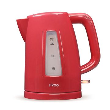 Bouilloire DOD184R 2200W Rouge LIVOO