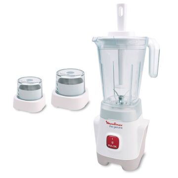 Blender Avec Deux Moulins LM2421EG 400W Blanc MOULINEX 