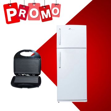 Réfrigérateur MONTBLANC FB452 435 Litres Defrost - Blanc + Appareil à Panini Gratuit