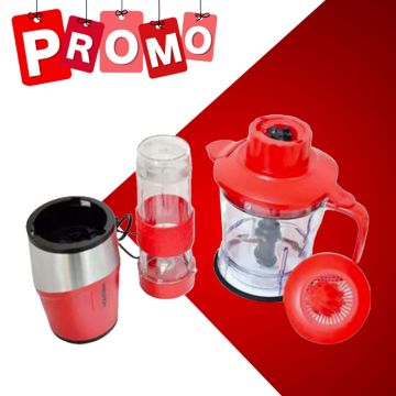 Blender Avec Hachoir TB12SM Rouge PRESTIGIA