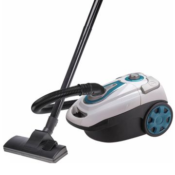 Aspirateur à Sac HJW-1708 1800W Blanc et Bleu PRESTIGIA