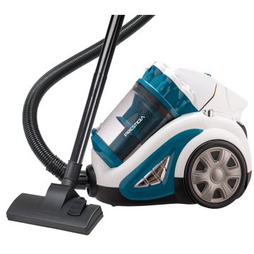 Aspirateur Cyclone Sanc Sac HJX-1806 2000W Blanc et Bleu PRESTIGIA