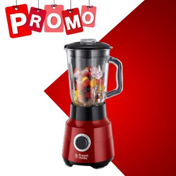 Blender Bol En Verre 24720-56 650W Rouge RUSSELL HOBBS