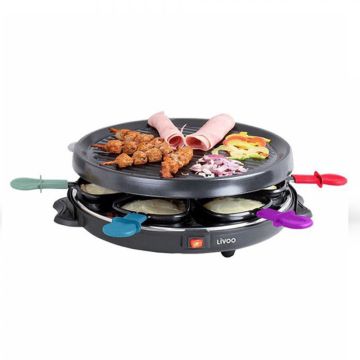 Appareil à Raclette DOC 207 800W Noir LIVOO