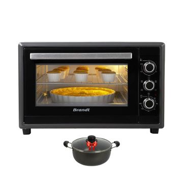 Four Electrique 55Litres FC55MUB Noir BRANDT +Faitout 24 cm Gratuit