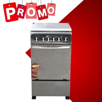 Cuisinière BIOLUX M.5005X 50 cm 4 Feux Inox