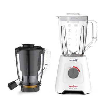 Blender Force + Centrifugeuse LM42Q110 600W Blanc MOULINEX