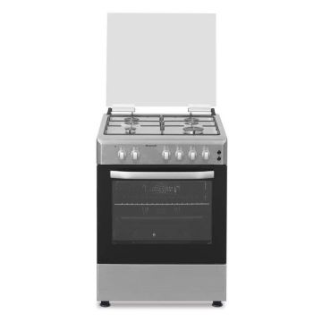 Cuisinière BRANDT BGE6241X 60 cm 4 Feux Inox