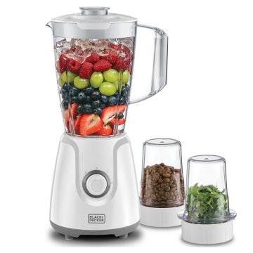 Blender Avec Deux Moulins BX4000-B5 400W Blanc BLACK DECKER