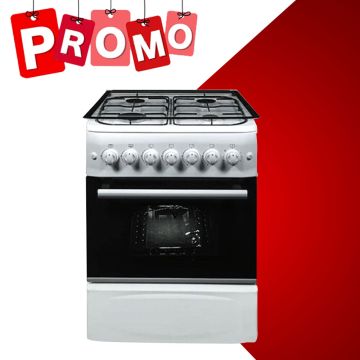 Cuisinière ORIENT OC-60-60EB-P 4 Feux 60cm – Blanc