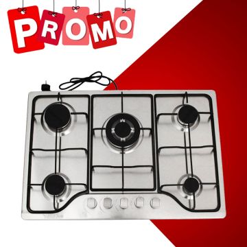 Plaque de Cuisson STAR ONE 5 Feux / Inox