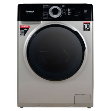 Lave Linge Frontal BRANDT BU-BAM104QVSBL 10.5 KG - Silver