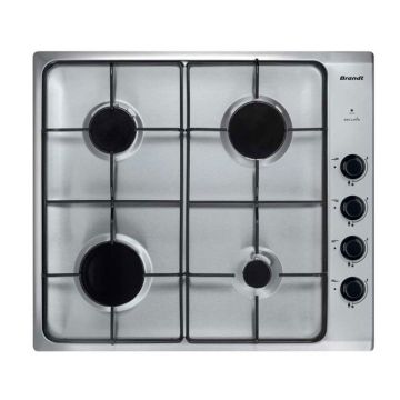 Plaque de Cuisson BRANDT 4 Feux BPE6342XA Inox