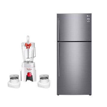 Réfrigérateur Inverter LG GL-C432HLCM 410 Litres + Blender MOULINEX LM242B25 Gratuit 