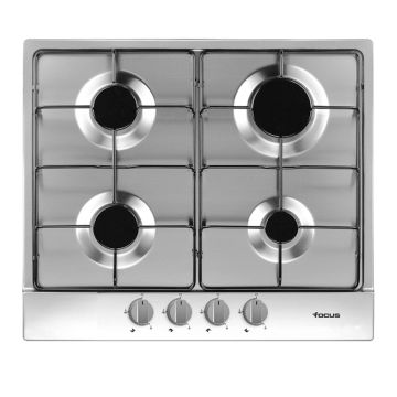 Plaque de Cuisson 4 Feux Gaz 60 cm F.401X Inox FOCUS 