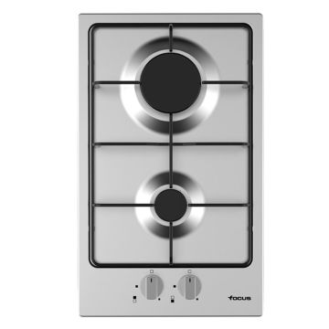 Plaque de Cuisson 2 Feux Gaz 30 cm F813X - Inox FOCUS