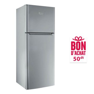 Réfrigérateur  ARISTON Double Portes-423L-70 CM-No Frost Inox + Bon d'achat de 50 DT 