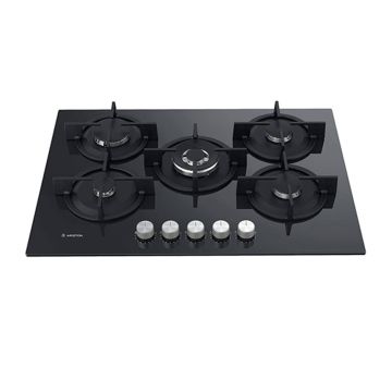 Plaque de Cuisson ARISTON AGS 72S/BK -75CM-5 Feux -Noir