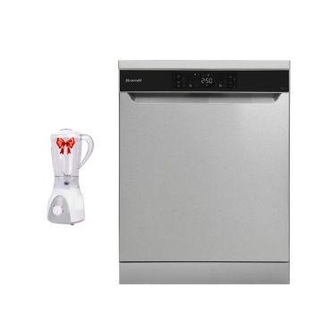 Lave vaisselle BRANDT 14 Couverts Avec Afficheur DFH147TX Inox + Blender GALAXY Gratuit 