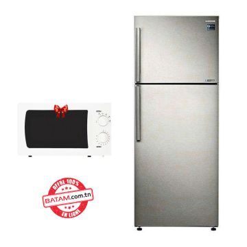 Réfrigérateur SAMSUNG RT40 Twin Cooling Plus 321L – RT40K5100S8 Silver + Micro-Onde Gratuit