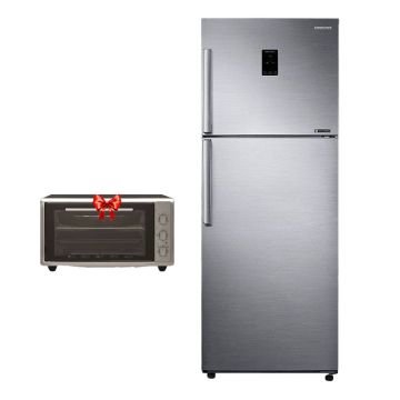 Réfrigérateur SAMSUNG RT50 + Afficheur Twin Cooling Plus 500L Silver  + Four Gratuit 