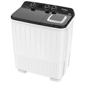 Lave Linge Semi-Automatique BIOLUX DT101B 10kg - Blanc + Fer à Repasser Gratuit