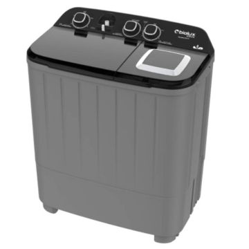 Machine à Laver Semi Automatique BIOLUX DT81S 8Kg Silver + Fer à Repasser Gratuit