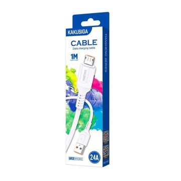 Cable de Charge KAKU KSC-805 2,4A Micro USB Blanc