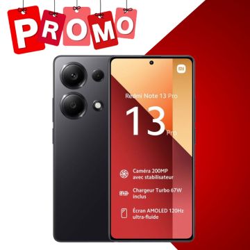 Smartphone XIAOMI REDMI NOTE 13 PRO 12GO 512GO Black