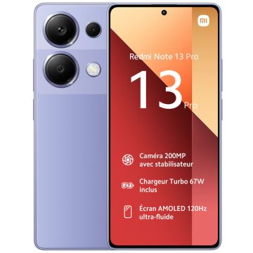 Smartphone XIAOMI REDMI NOTE 13 PRO 12GO 512GO Purple