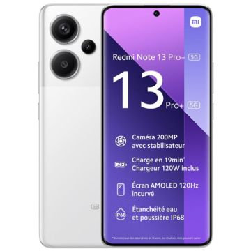 Smartphone XIAOMI REDMI NOTE 13 PRO+ 8GO 256GO White