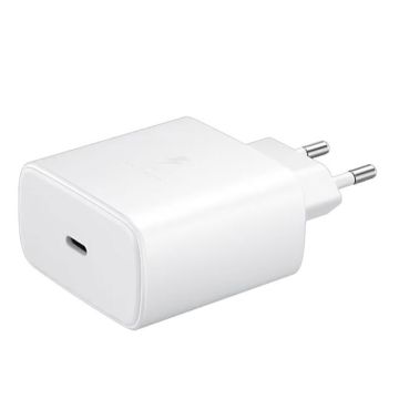 Chargeur Samsung Ultra Rapide Secteur Type C 45W Blanc