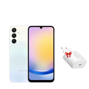 Smartphone SAMSUNG  GALAXY A25 8GO 256GO Light Blue + Chargeur Secteur 45W Offert