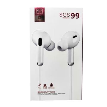 Ecouteurs Bluetooth Sport  HOCO SGS99 Blanc 