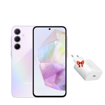 Smartphone SAMSUNG GALAXY A35 8GO 128GO Violet + Chargeur Secteur 45W Offert