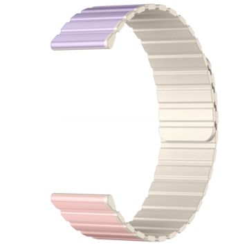 Bracelet Magnétique KIESLECT Pour Montres 22MM - Rose& Violet& Khaki