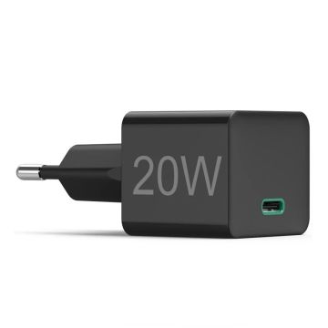  Chargeur Rapide  HAMA 20 W Connecteur USB-C Noir