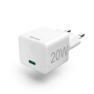  Mini Chargeur HAMA USB-C 20W Blanc