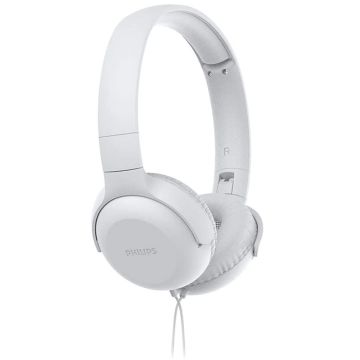 Casque PHILIPS TAUH201WT-00 Filaire avec Micro Blanc