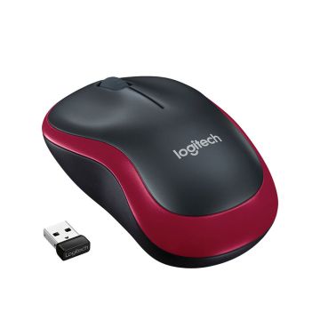 Souris Optique Sans Fil LOGITECH M185 - Rouge