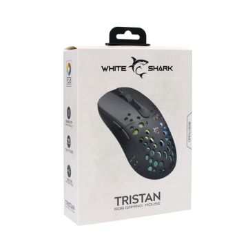  Souris Gamer Filaire WHITE SHARK GM-9004 TRISTAN Noir RGB