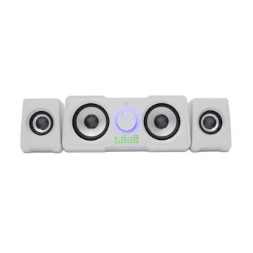  Haut Parleur WHITE SHARK Mood GSP-968 RGB Blanc